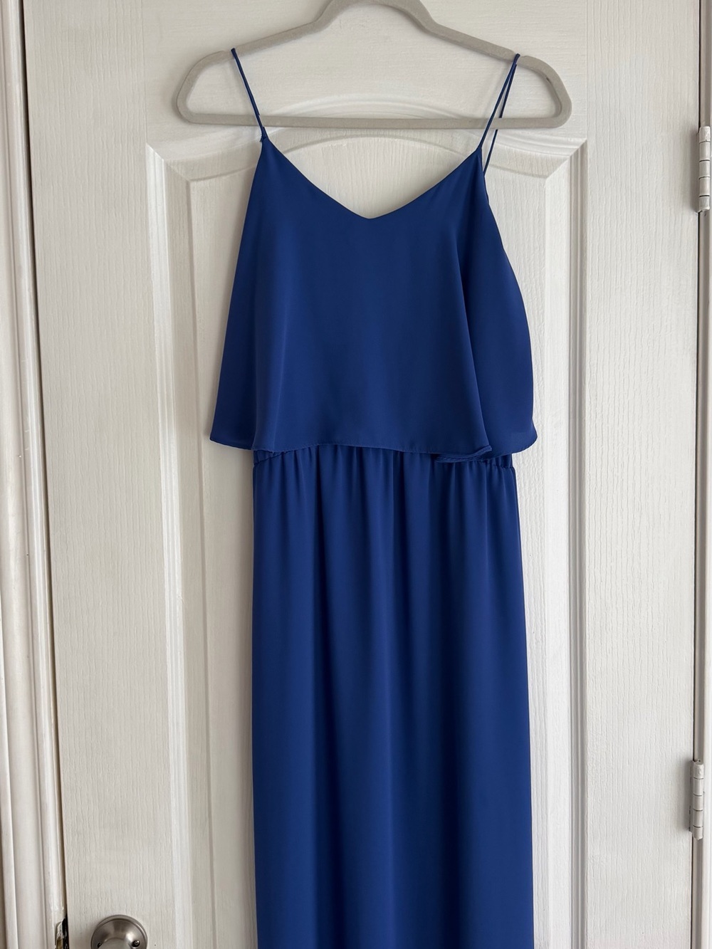 Target Blue Spaghetti Strap Maxi Dress